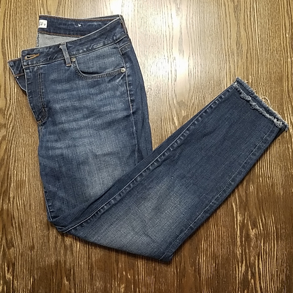 LOFT Curvy Skinny Stretch Jeans